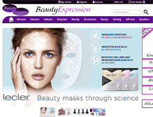 Tablet Screenshot of beautyexpression.co.uk